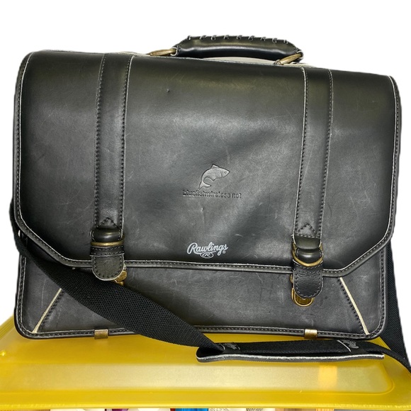 Rawlings Other - Vtg Rawlings Baseball Leather Executive Briefcase